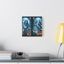 Load image into Gallery viewer, Aquarius Halloween Canvas Wall Art, Spooky Decor, Unique Gift, Home Decoration, Witch Theme Art, Perfect for Fall, Mysterious Vibe
