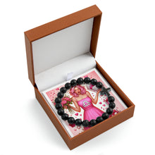 Load image into Gallery viewer, My Libra Valentine (2) Cross Bead Bracelet
