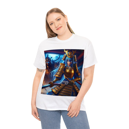 Samurai Aquarius (F2) Unisex Heavy Cotton Tee