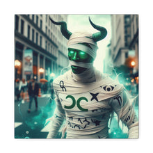 Load image into Gallery viewer, Canvas Print: Halloween Taurus Mummy
