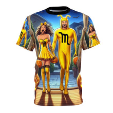 Load image into Gallery viewer, Gemini Halloween (1) Unisex Cut &amp; Sew Tee (AOP)
