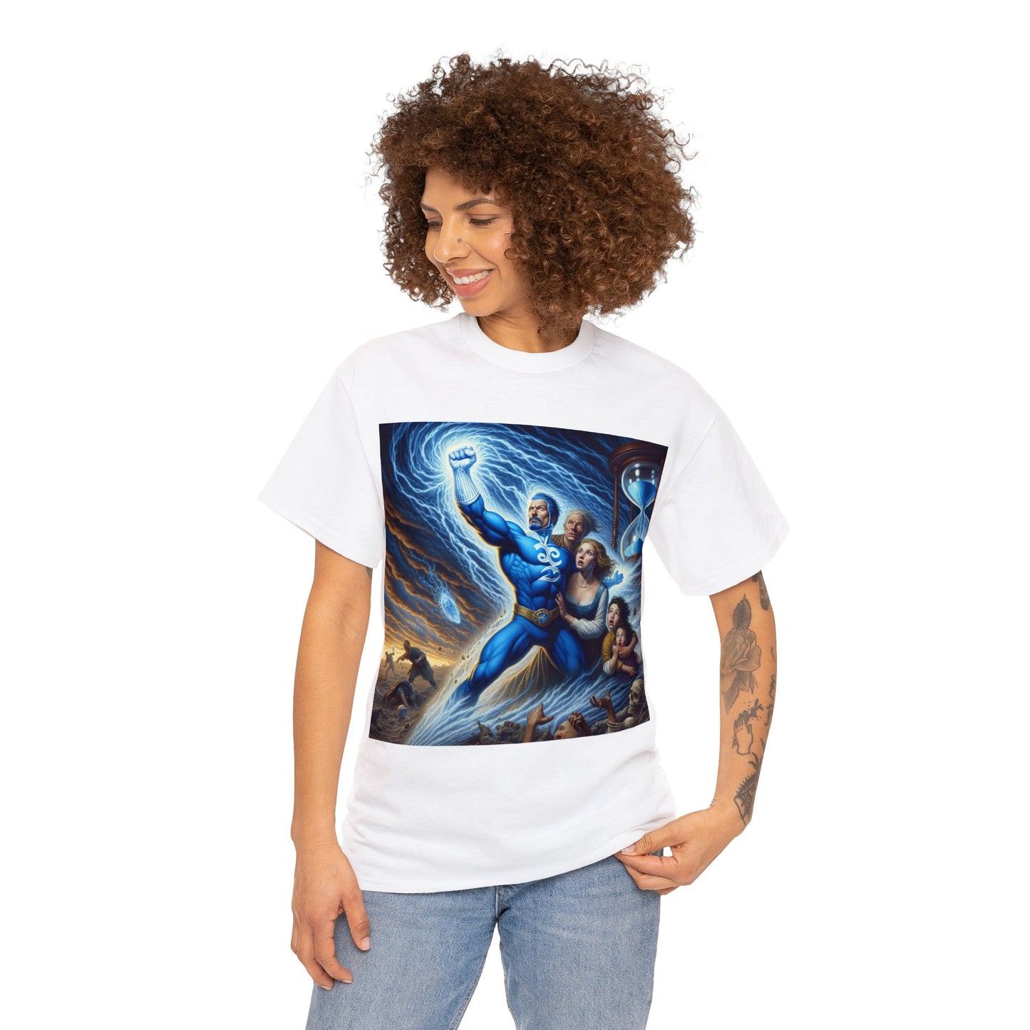 Aquarius Father's Day (8) Unisex Heavy Cotton Tee