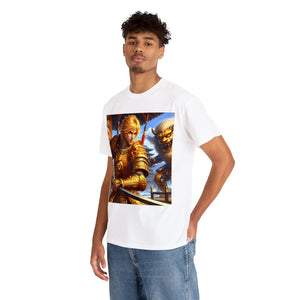 Samurai Leo (4) Unisex Heavy Cotton Tee