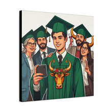 Load image into Gallery viewer, Graduation Canvas Art, Custom Grad Gift, Wall Decor, Graduation Celebration, Personalized Graduation Print
