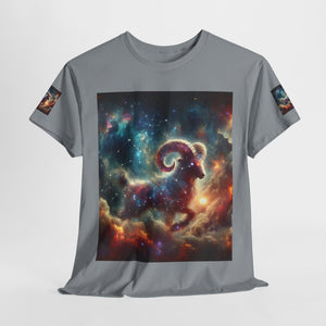 Aries Celestial Astrology Tee - Unisex Short Sleeve Shirt, Cosmic T-Shirt, Horoscope Apparel, Astrology Gift, Zodiac Wear