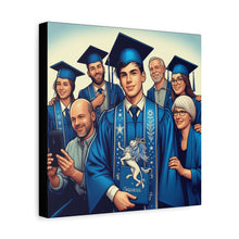 Load image into Gallery viewer, Graduation Canvas Wall Art, Personalized Graduation Gift, Family Celebration Decor, High School Graduation, College Graduation
