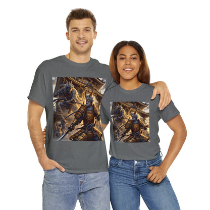 Samurai Capricorn (4) Unisex Heavy Cotton Tee