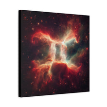 Load image into Gallery viewer, Celestial Canvas Wall Art, Starry Decor, Zodiac Home Accent, Gift for Astrology Lovers, Galaxy Art Print, Cosmic Wall Decor
