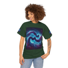 Load image into Gallery viewer, Aquarius Galaxy Themed Unisex Heavy Cotton Tee, Cosmic T-Shirt, Sci-Fi Apparel, Unique Space Graphic Tee, Gifts for Star Wars Lovers, Trendy [...]
