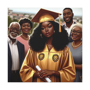 Graduation Celebration Canvas