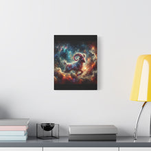 Load image into Gallery viewer, Celestial Aries Ram Canvas Art, Zodiac Decor, Astrological Wall Art, Gift for Astrology Lovers, Cosmic Home Decor, Unique Art Piece
