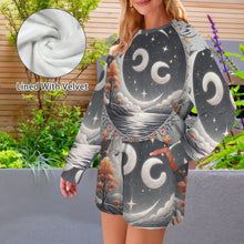 Load image into Gallery viewer, Design 290915291 Cancer  Long Sleeve Fleece Sweatshirt &amp; Drawstring Shorts Set
