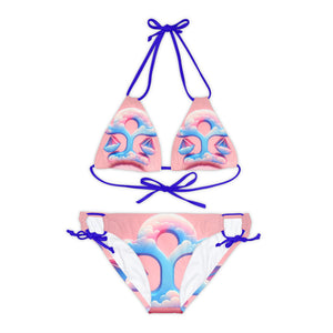 Libra (1) Strappy Bikini Set (AOP)