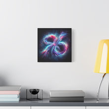Load image into Gallery viewer, Cosmic Swirl Canvas Art, Galaxy Wall Decor, Abstract Home Decoration, Space-Inspired Artwork, Gift for Sci-Fi Lovers
