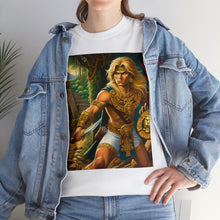 Load image into Gallery viewer, Leo Aztec (13) Unisex Heavy Cotton Tee
