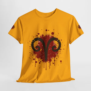 Aries Inspired Unisex Heavy Cotton Tee | Astrology Shirt, Zodiac Apparel, Gift for Astrology Lovers, Rambunctious Spirit T-Shirt, [...]
