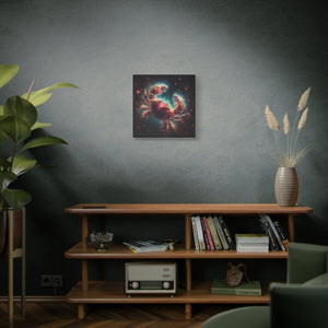 Cosmic Crab Canvas Wall Art, Nebula Art Print, Home Decor, Astrological Gift, Galactic Art Piece, Space-Themed Decoration