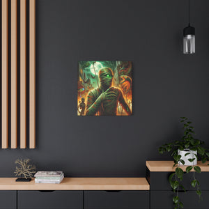 Canvas Print Halloween Pisces Mummy