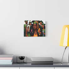 Load image into Gallery viewer, Graduation Celebration Canvas Print, Modern Art for Graduates, Unique Gift for Student, Home Decor, Thoughtful Graduation Gift
