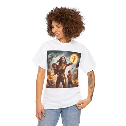 Leo Mother's Day (4) Unisex Heavy Cotton Tee