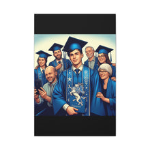 Load image into Gallery viewer, Graduation Canvas Wall Art, Personalized Graduation Gift, Family Celebration Decor, High School Graduation, College Graduation
