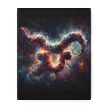 Load image into Gallery viewer, Celestial Taurus Canvas Print, Astrological Wall Art, Zodiac Decor, Horoscope Gift, Unique Home Decoration
