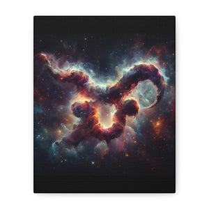 Celestial Taurus Canvas Print, Astrological Wall Art, Zodiac Decor, Horoscope Gift, Unique Home Decoration
