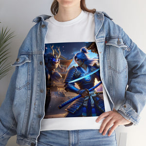 Samurai Aquarius (4) Unisex Heavy Cotton Tee