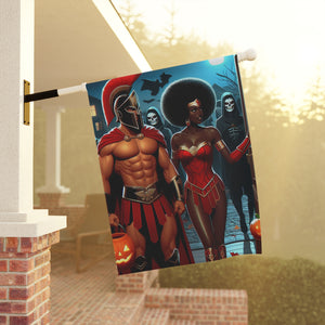 Aries Halloween (2) Garden & House Banner