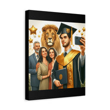 Load image into Gallery viewer, Graduation Canvas Wall Art, Family Celebration, Proud Graduate Gift, Personalized Home Decor, Customizable Art Piece
