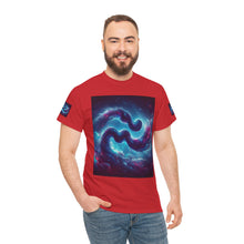 Load image into Gallery viewer, Aquarius Galaxy Themed Unisex Heavy Cotton Tee, Cosmic T-Shirt, Sci-Fi Apparel, Unique Space Graphic Tee, Gifts for Star Wars Lovers, Trendy [...]
