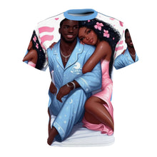 Load image into Gallery viewer, Romantic Couple Unisex Tee - Cute Libra Design
