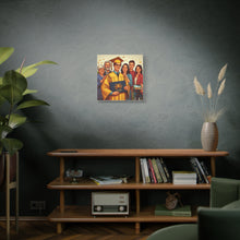 Load image into Gallery viewer, Graduation Canvas Wall Art, Family Celebration Decor, Gift for Graduates, Home Decoration, Personalized Memory
