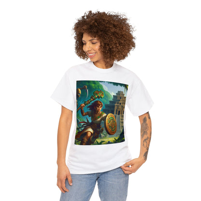 Virgo Aztec (F1) Unisex Heavy Cotton Tee