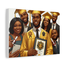 Load image into Gallery viewer, Graduation Celebration Canvas Art, Custom Wall Decor for Graduates, Gift for Newly Graduated, Inspirational Graduate Wall Art, [...]

