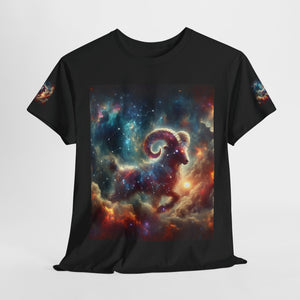 Aries Celestial Astrology Tee - Unisex Short Sleeve Shirt, Cosmic T-Shirt, Horoscope Apparel, Astrology Gift, Zodiac Wear