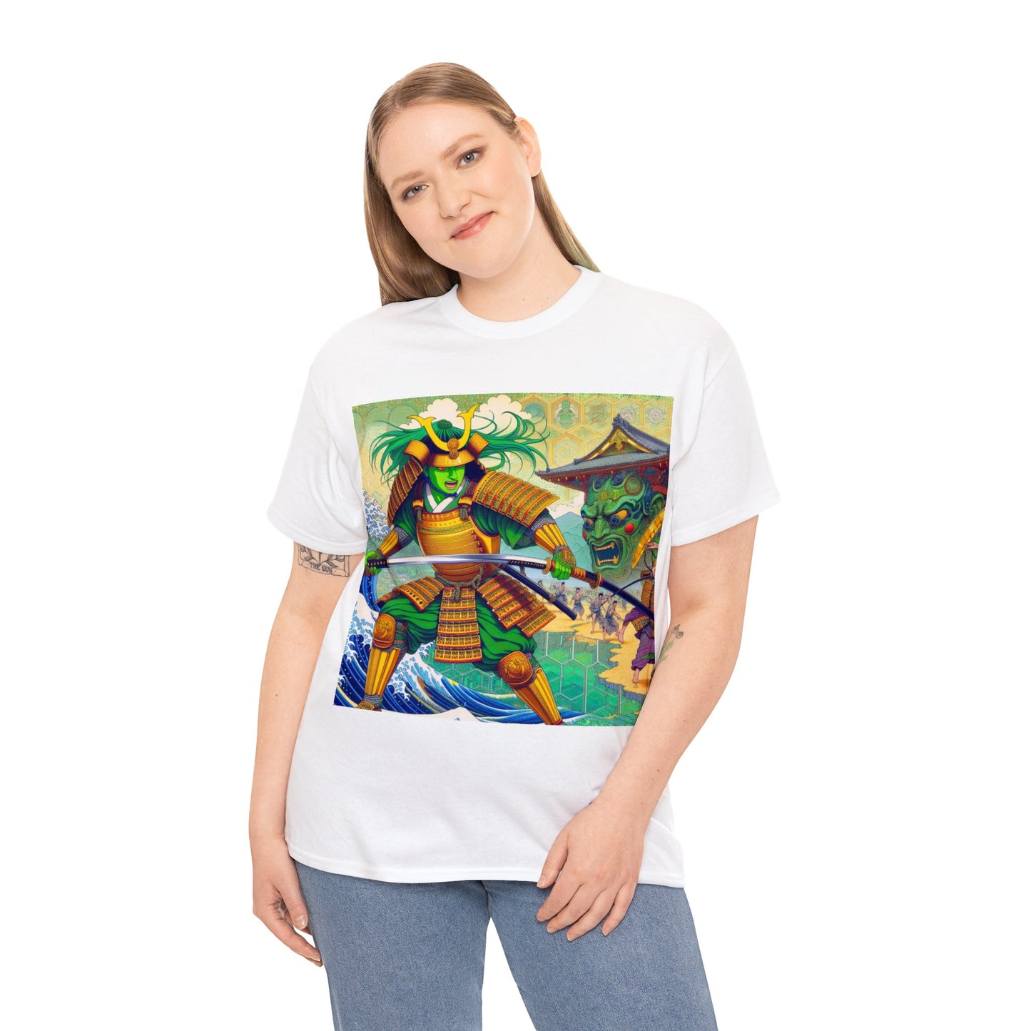 Samurai Pisces (1) Unisex Heavy Cotton Tee