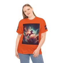 Load image into Gallery viewer, Sagittarius Galactic Unicorn Tee - Unisex Cotton T-Shirt for Cosmic Lovers, Fantasy Fans, Trendy Apparel, Astral War Merch, Gift for All Occasions
