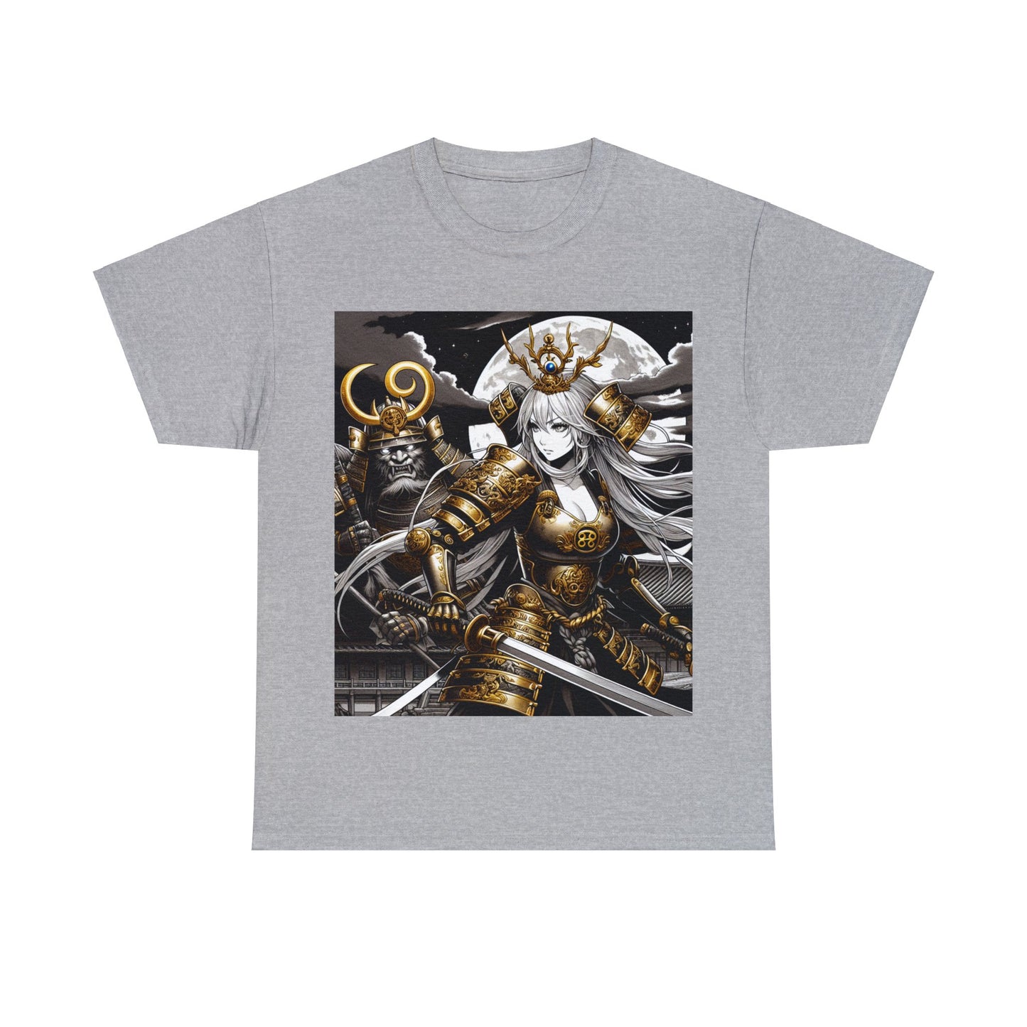 Samurai Cancer (F4) Unisex Heavy Cotton Tee