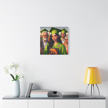 Load image into Gallery viewer, Graduation Canvas Print, Personalized Gift, Wall Art for Graduate, Celebration Decor, Matriculation Memory
