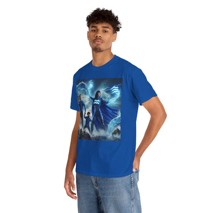 Aquarius Mother's Day (1) Unisex Heavy Cotton Tee