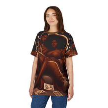 Load image into Gallery viewer, Romantic Virgo Couples Tee - Unisex Cut &amp; Sew T-Shirt with Love Illustration

