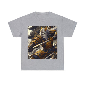 Samurai Cancer (1) Unisex Heavy Cotton Tee