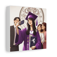 Load image into Gallery viewer, Graduation Canvas Art Print, Perfect Gift for Graduates, Wall Decor for Celebration, Home Office Decoration, Unique Graduation Gift
