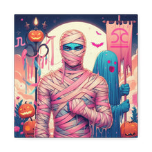 Load image into Gallery viewer, Canvas Art - Halloween Libra Astrology Mummy
