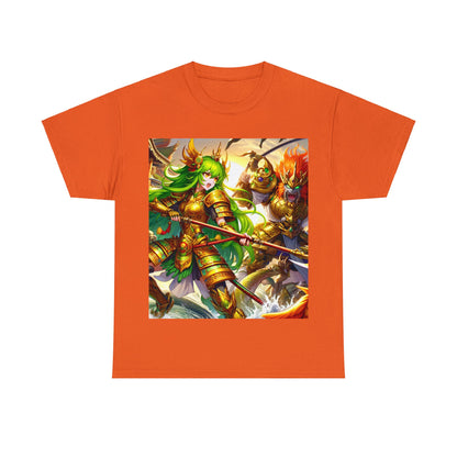 Samurai Pisces (F3) Unisex Heavy Cotton Tee