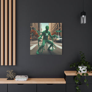 Canvas Print - Halloween Taurus Astrology Mummy