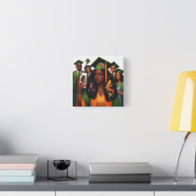 Load image into Gallery viewer, Graduation Celebration Canvas Print, Modern Art for Graduates, Unique Gift for Student, Home Decor, Thoughtful Graduation Gift
