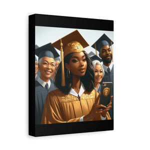 Graduation Canvas Art, Graduation Gift for Her, High School Graduation Decor, College Grad Wall Art, Inspirational Graduation Gift