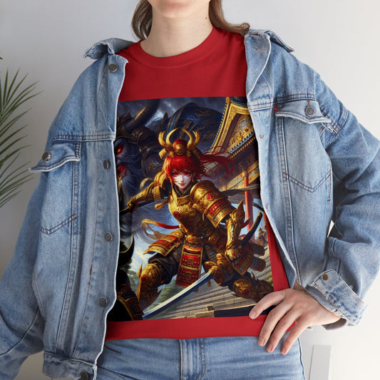 Samurai Aries (F3) Unisex Heavy Cotton Tee